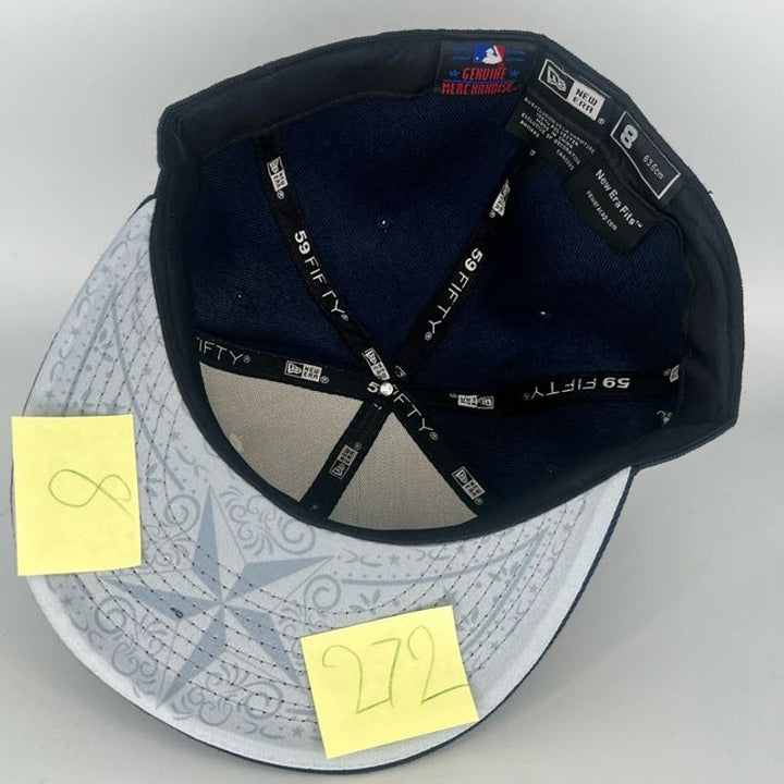 Black White New York Yankees New Era NBA 59Fifty Fitted Hat