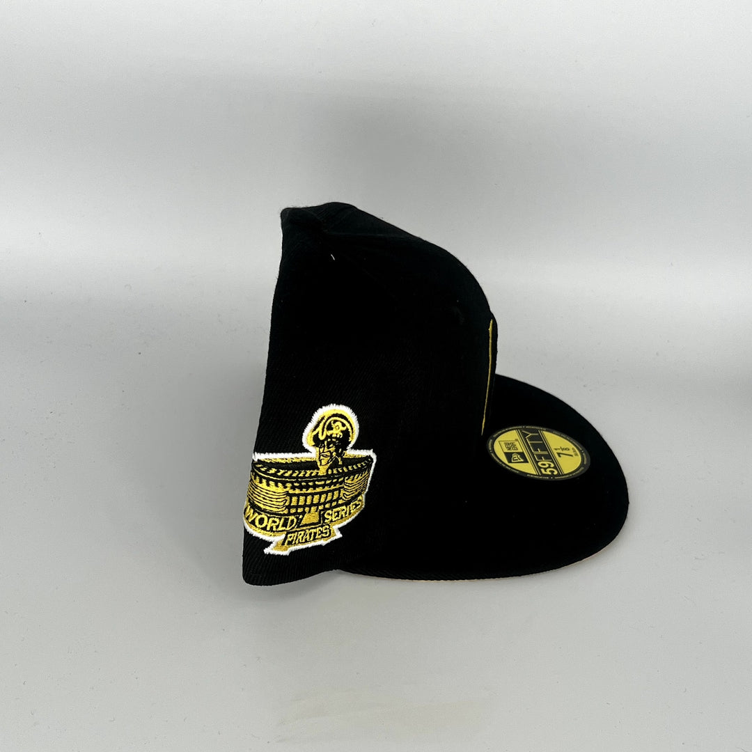 Black Pittsburgh Pirates New Era MLB 59Fifty Fitted Hat
