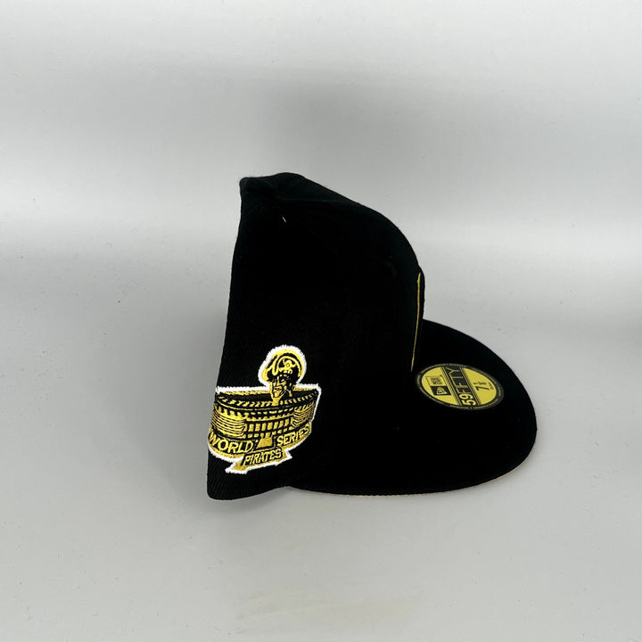 Black Pittsburgh Pirates New Era MLB 59Fifty Fitted Hat