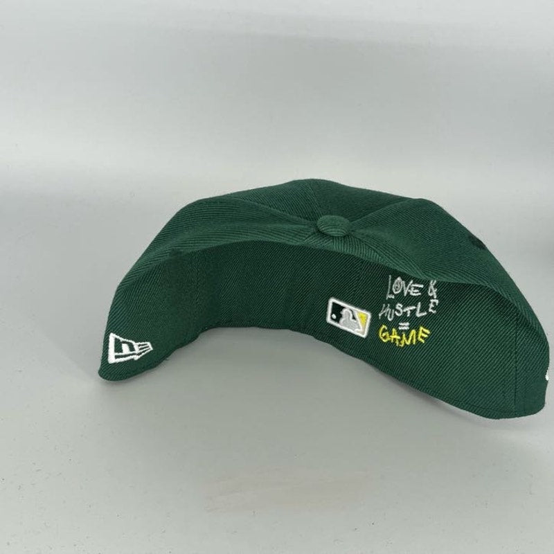 Green Athletics New Era MLB 59Fifty Fitted Hat