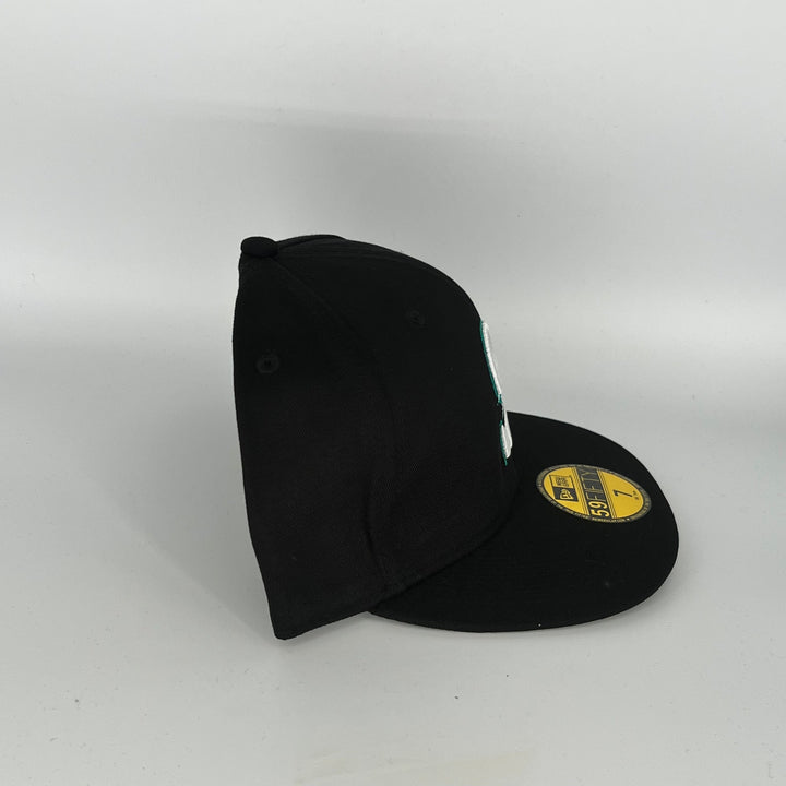 Black Seattle Mariners New Era MLB 59Fifty Fitted Hat