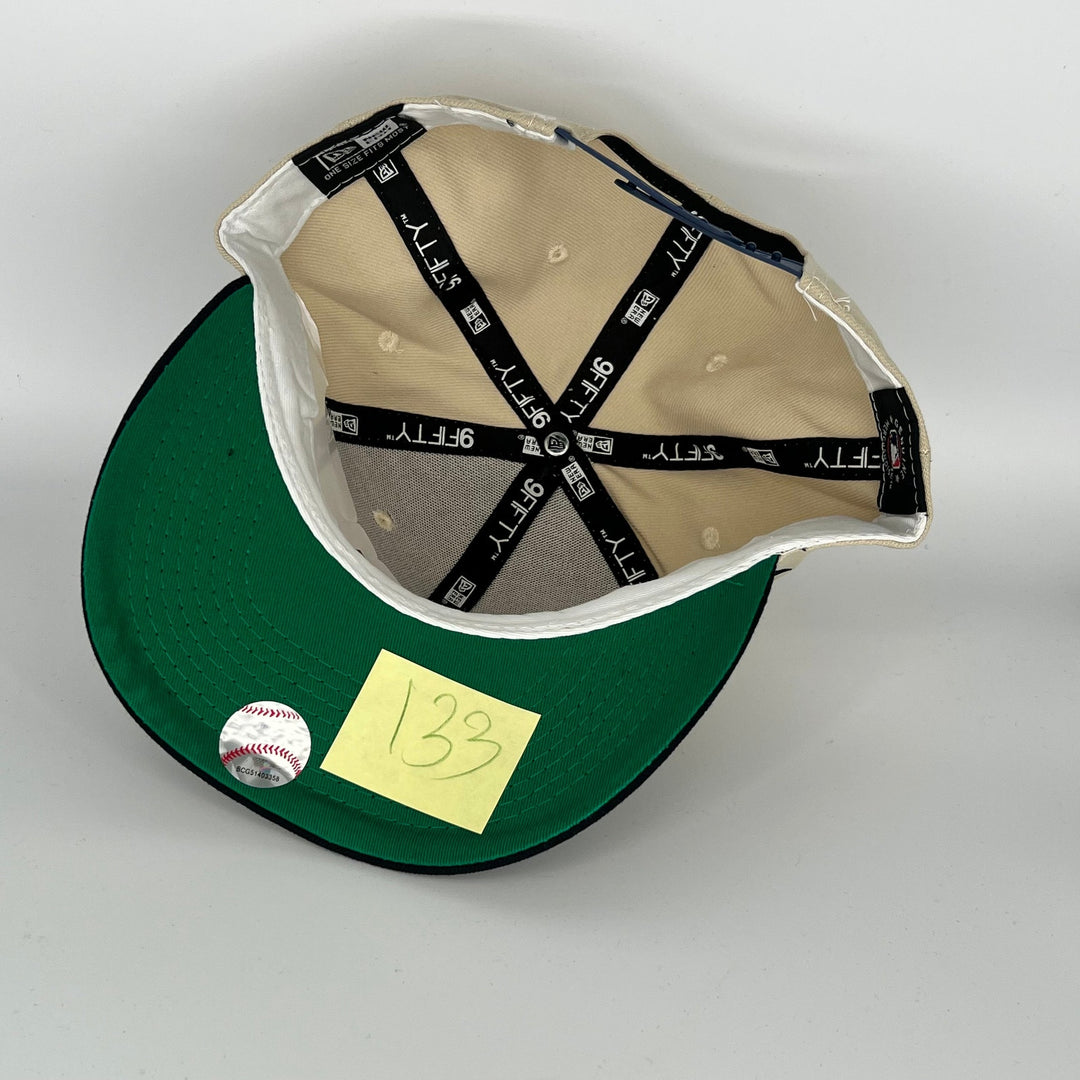 Cream Black New York Yankees New Era MLB 9Fifty Snapback Hat