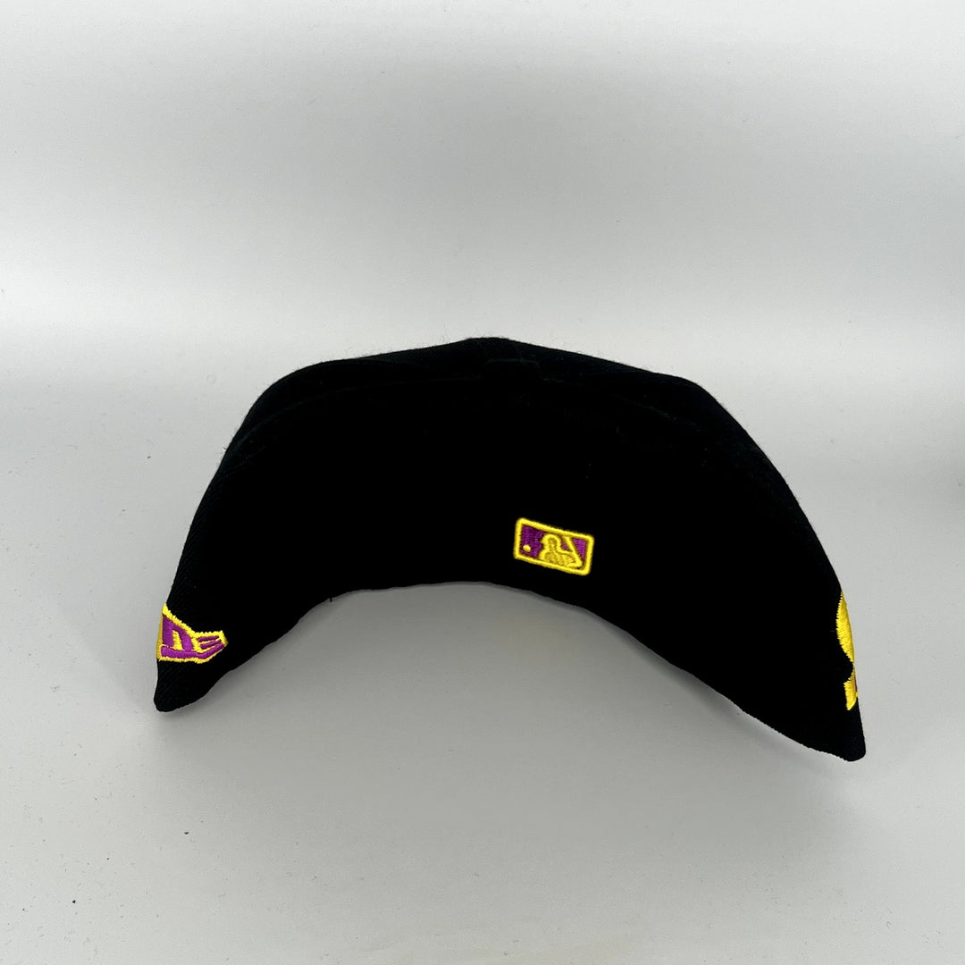 Black Los Angeles Dodgers 60TH Anniversary SP New Era MLB 59Fifty Fitted Hat