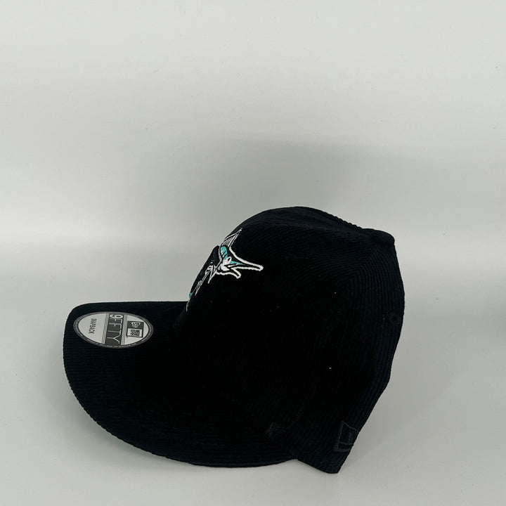 Black Miami Marlins 2003 World Series Side Patch New Era MLB 9Fifty Snapback Hat