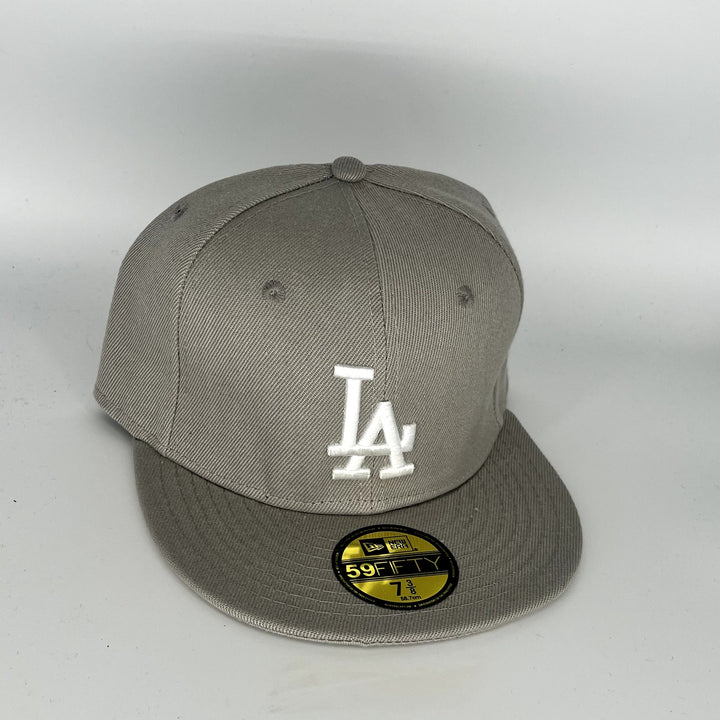 Gray Los Angeles Dodgers New Era MLB 59Fifty Fitted Hat