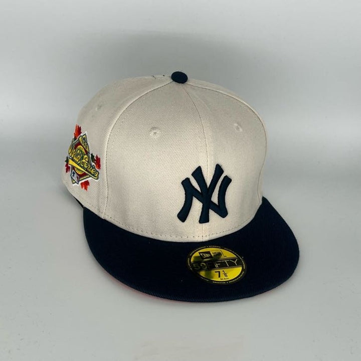 White Navy New York Yankees New Era MLB 59Fifty Fitted Hat