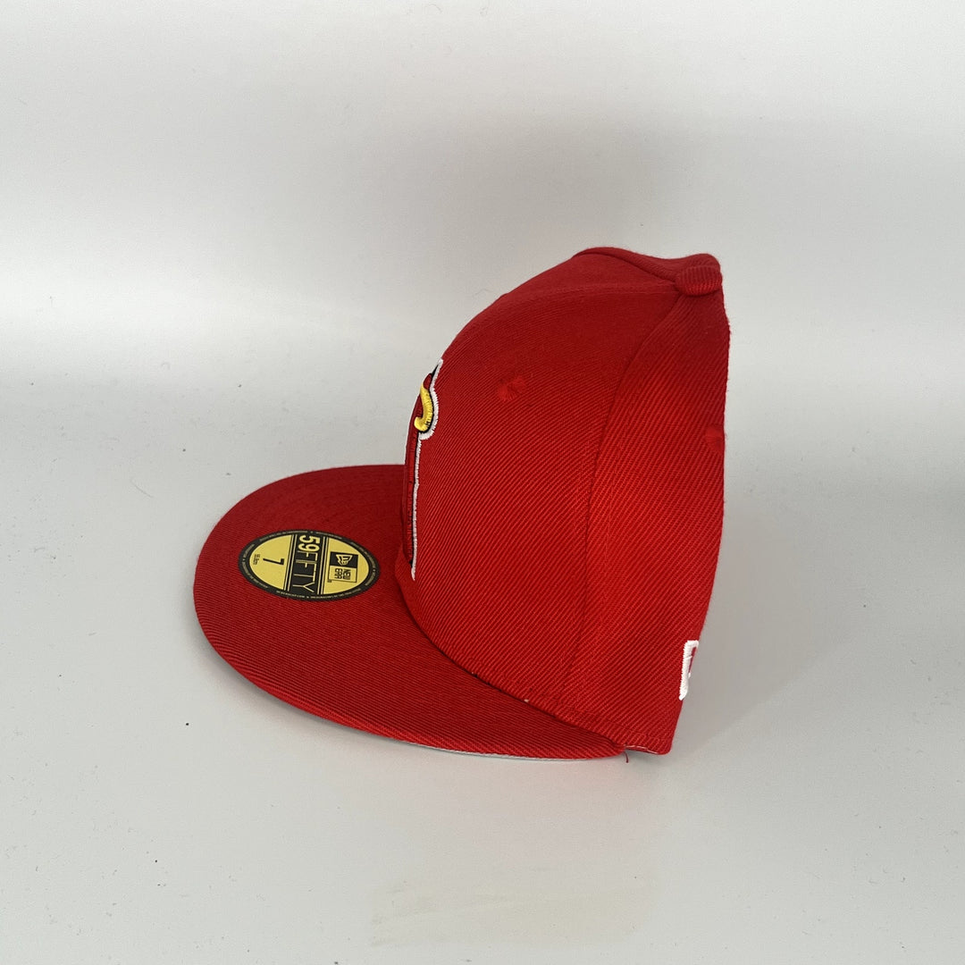 Red Los Angeles Angels 50TH Anniversary SP New Era MLB 59Fifty Fitted Hat