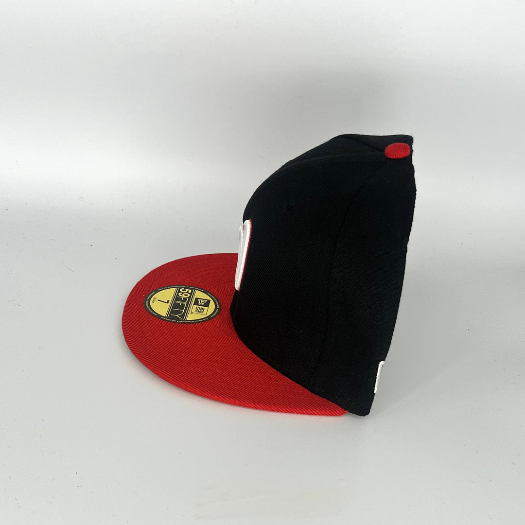 Black Red Washington Nationals New Era MLB 59Fifty Fitted Hat
