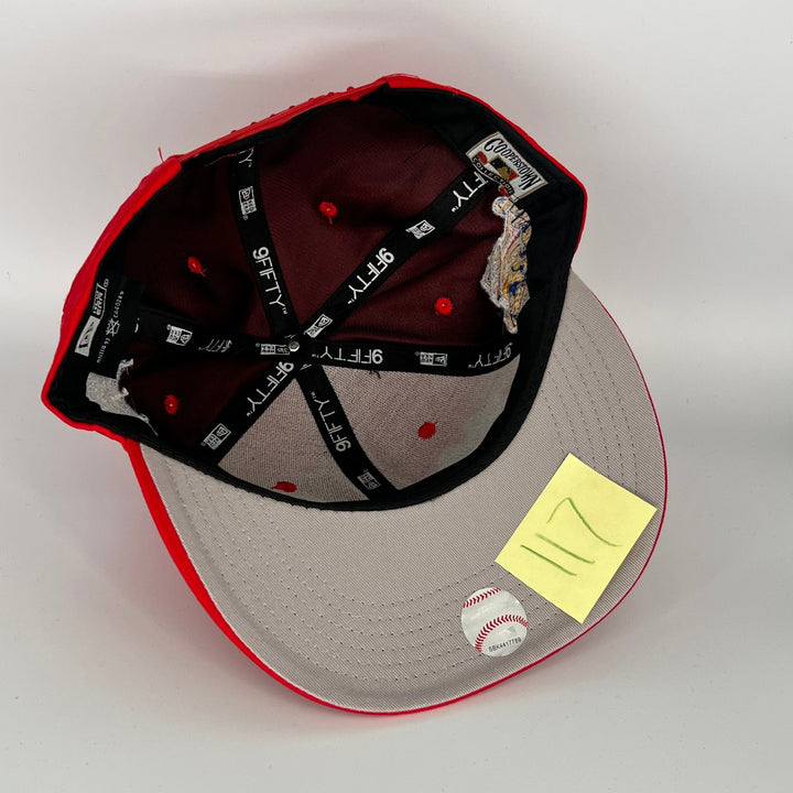 Red New York Yankees 1996 World Series All Star Game Side Patch New Era MLB 9Fifty Snapback Hat