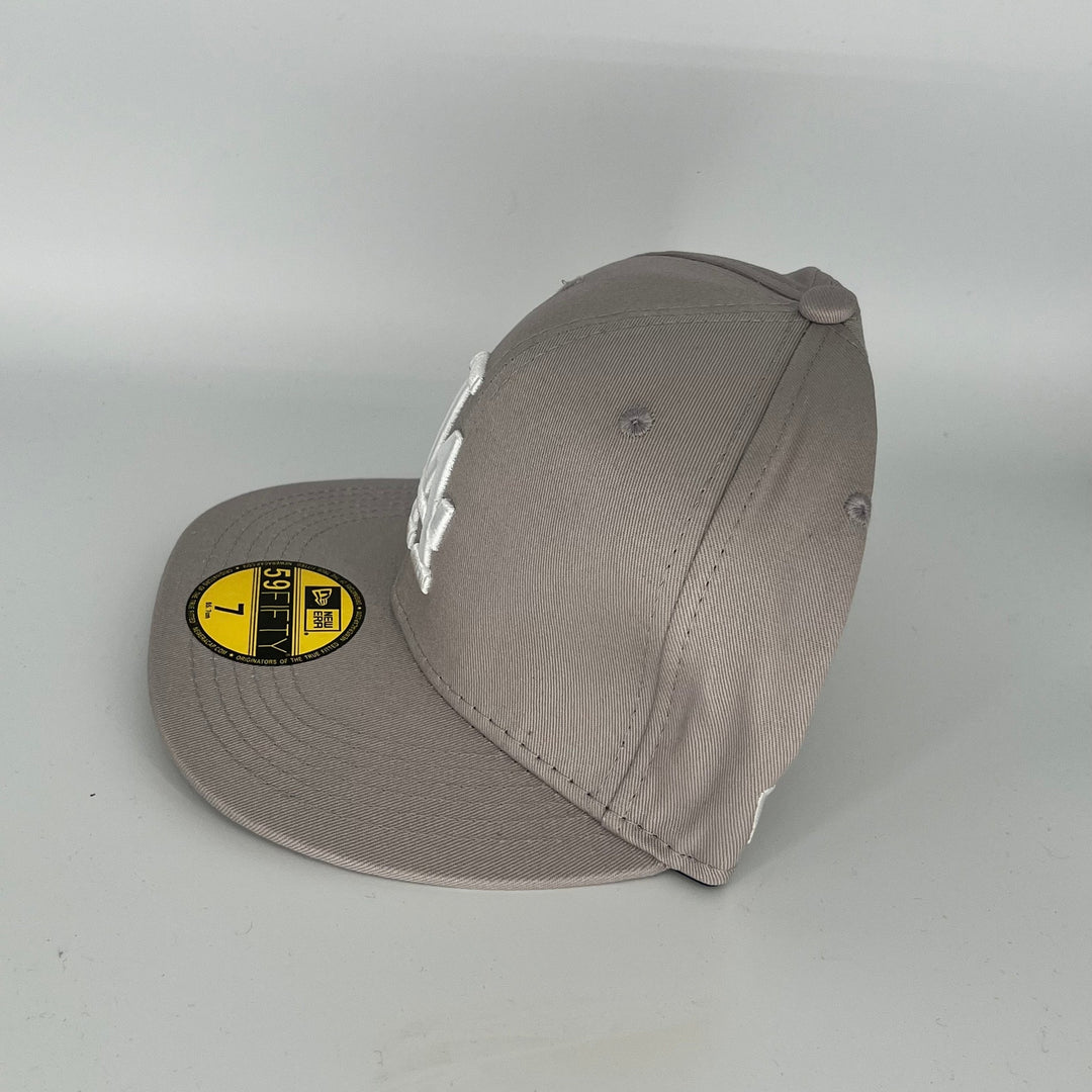 Gray Los Angeles Dodgers New Era MLB 59Fifty Fitted Hat