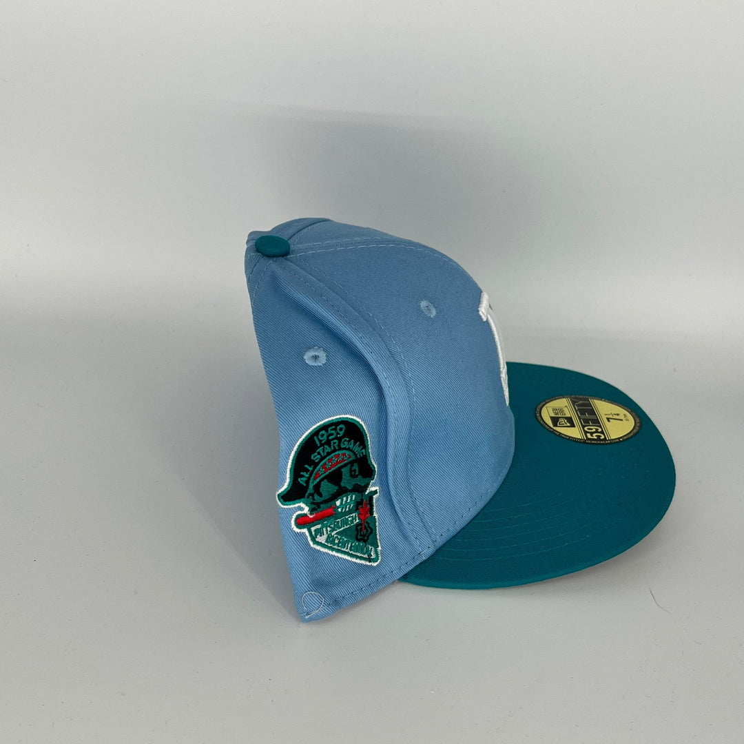 Blue Los Angeles Dodgers 1959 All Star Game Side Patch New Era MLB 59Fifty Fitted Hat