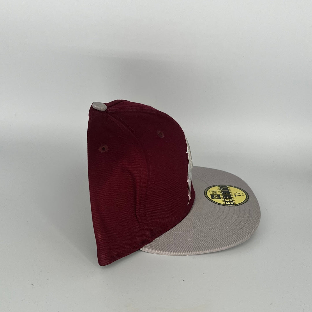 Maroon Gray Phoenix Suns  New Era NBA 59Fifty Fitted Hat