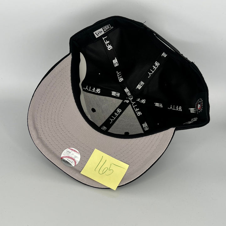 Black Los Angeles Dodgers 50th Anniversary Dodger Stadium Side Patch New Era MLB 9Fifty Snapback Hat