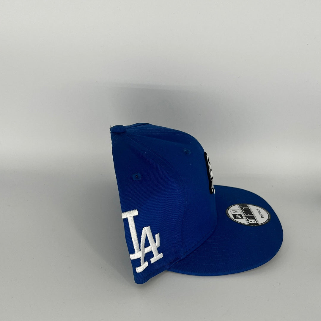 Blue Los Angeles Dodgers LA Side Patch New Era MLB 9Fifty Snapback Hat