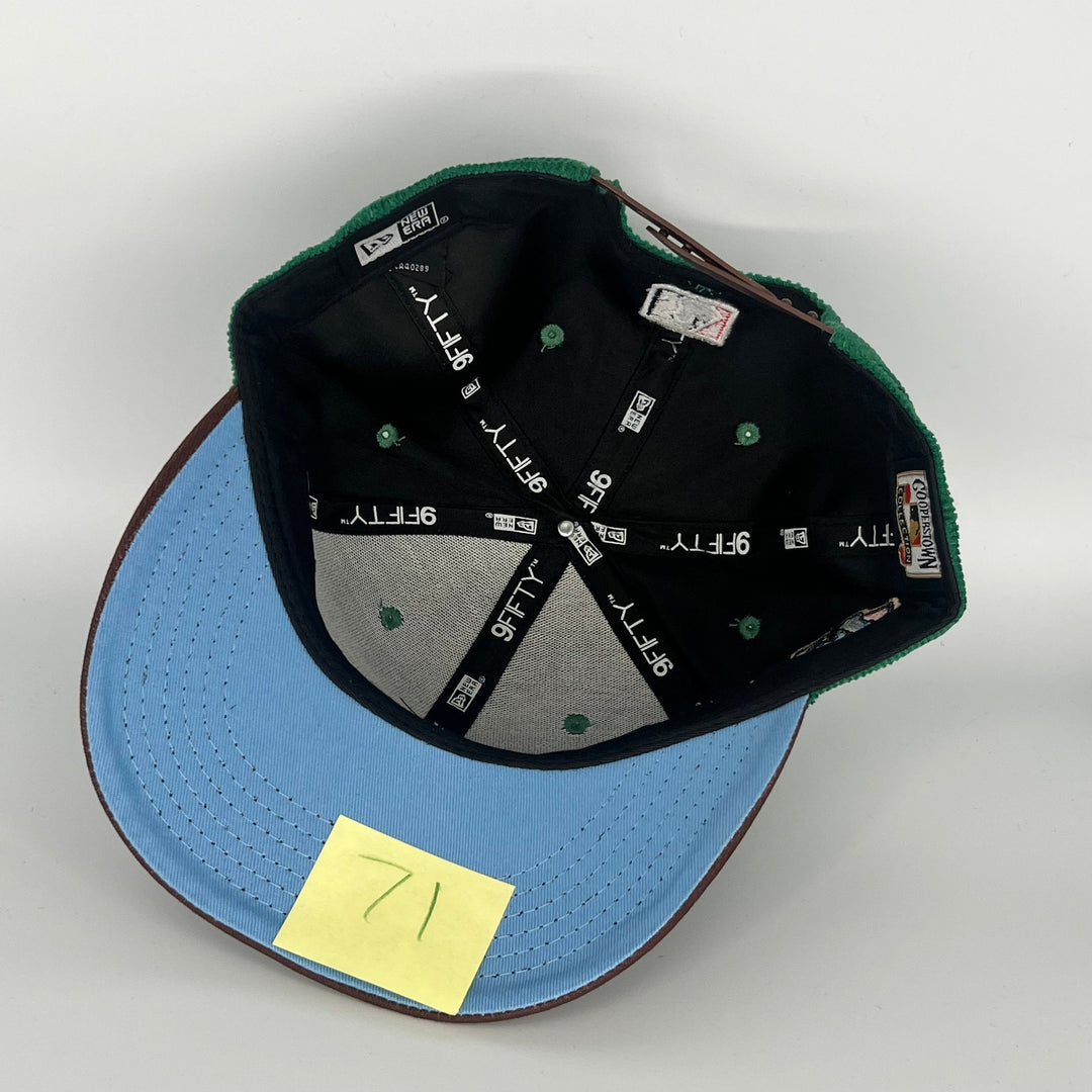 Green Brown New York Yankees 1999 World Series Side Patch New Era MLB 9Fifty Snapback Hat