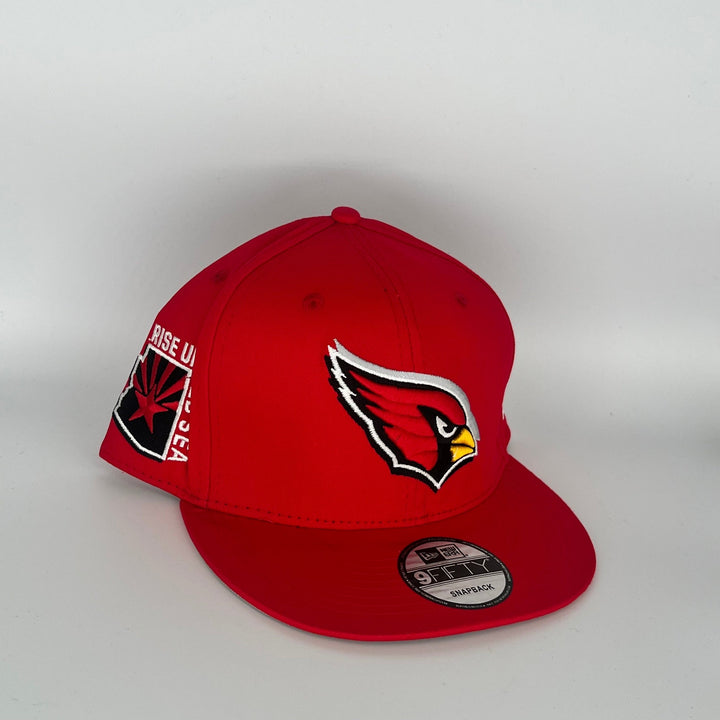 Red Arizona Cardinals Rise Up Red Sea Side Patch New Era MLB 9Fifty Snapback Hat