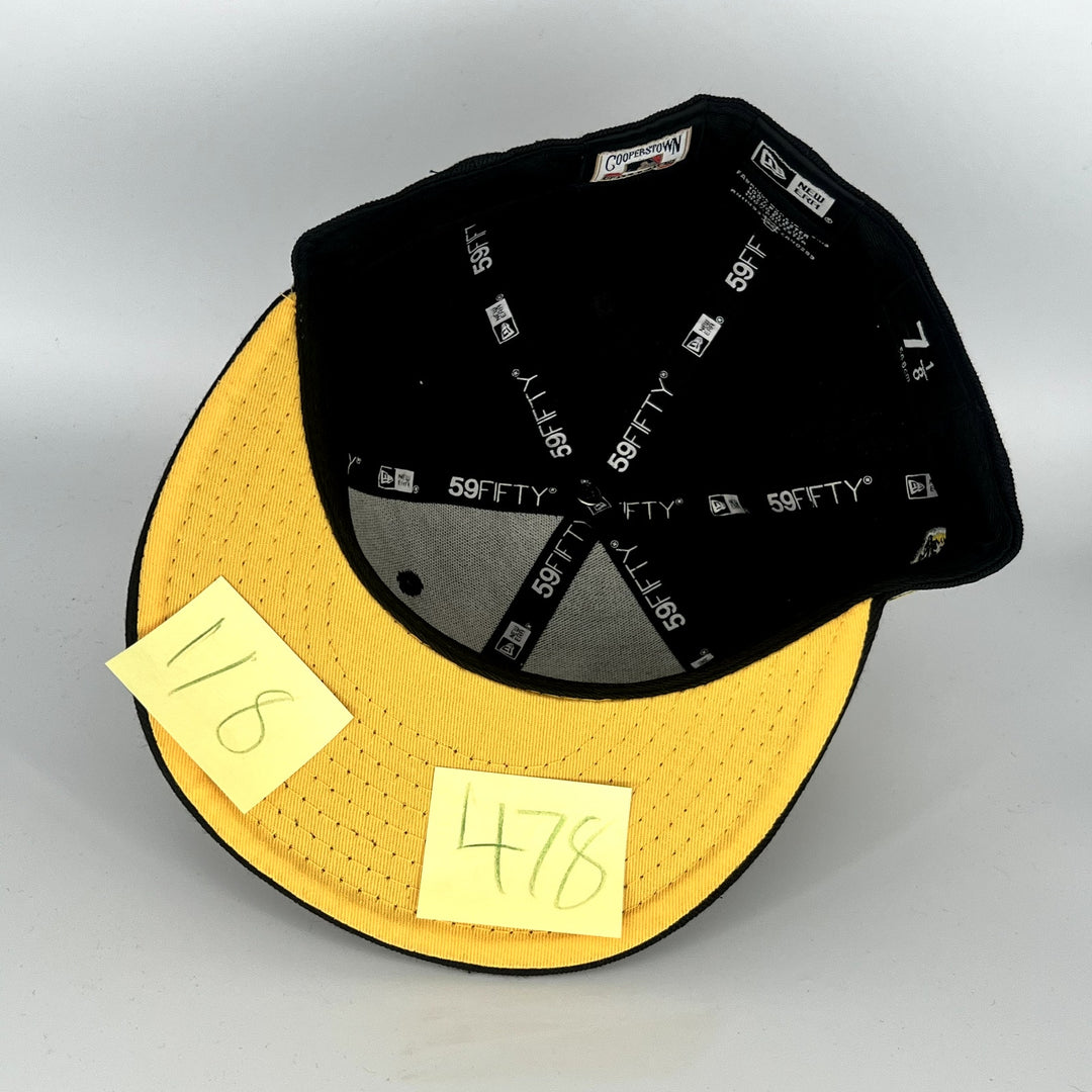 Black Pittsburgh Pirates New Era MLB 59Fifty Fitted Hat