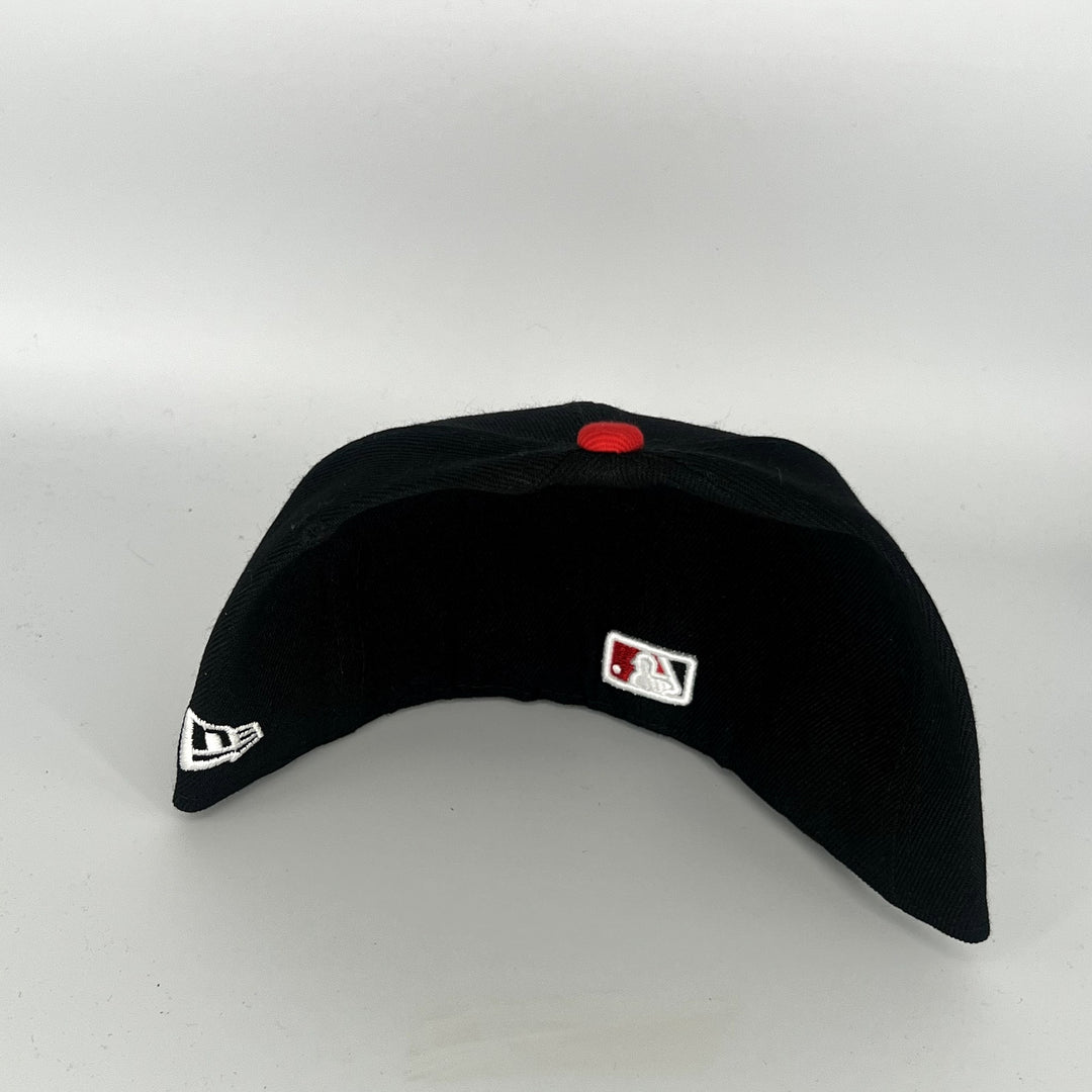 Black Red Washington Nationals New Era MLB 59Fifty Fitted Hat