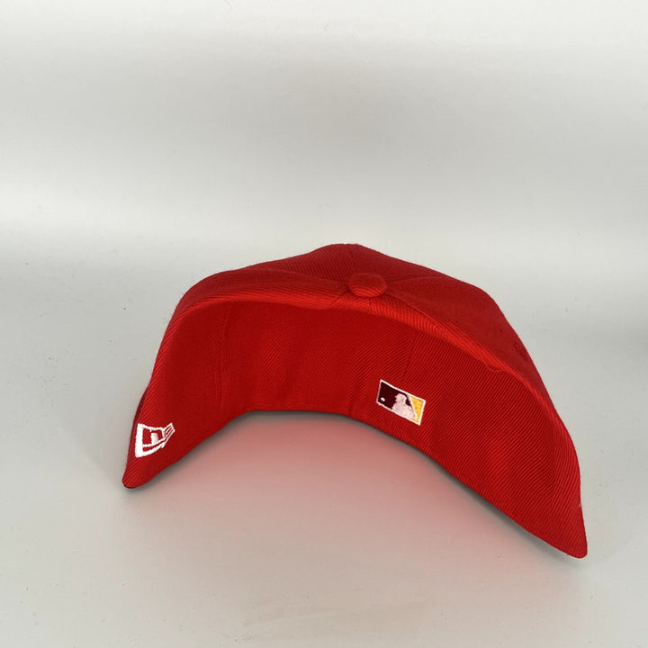 Red Los Angeles Angels 25TH Anniversary SP New Era MLB 59Fifty Fitted Hat