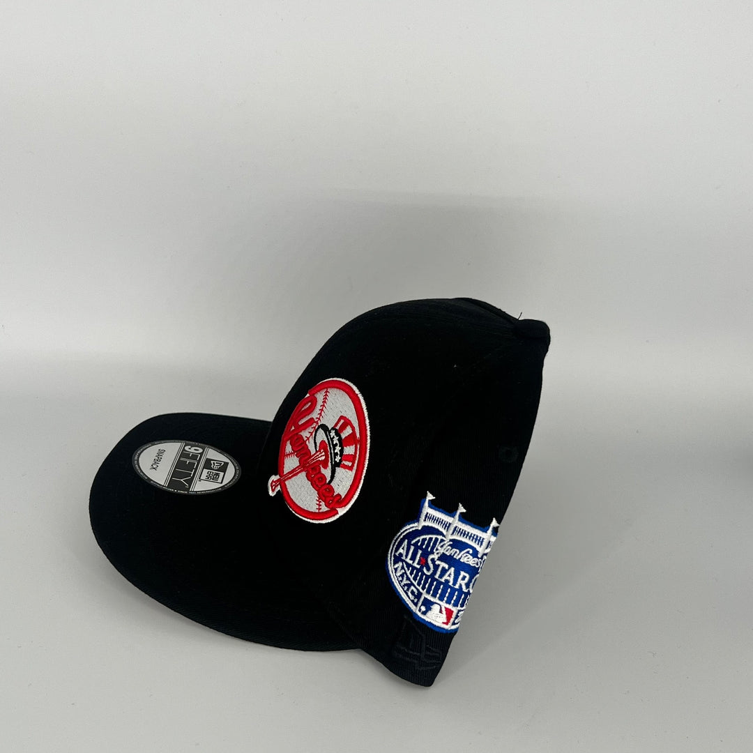 Black New York Yankees 1996 All Star Game World Series Side Patch New Era MLB 9Fifty Snapback Hat