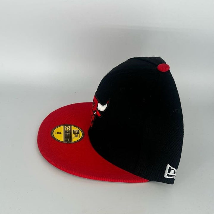 Black Red Chicago Bulls New Era NBA 59Fifty Fitted Hat
