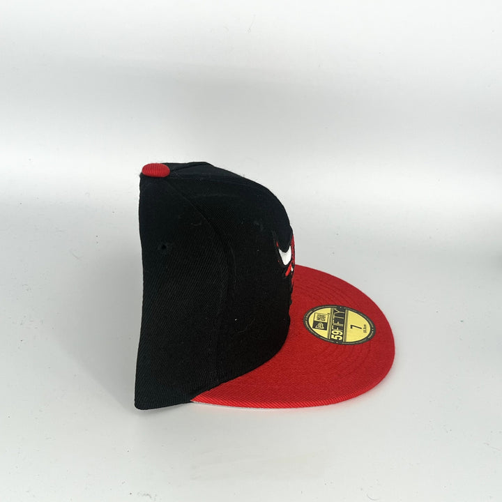 Black Red Chicago Bulls New Era NBA 59Fifty Fitted Hat