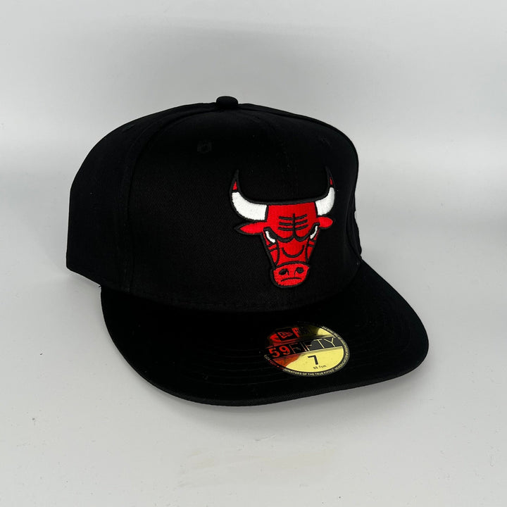 Black Chicago Bulls  New Era NBA 59Fifty Fitted Hat
