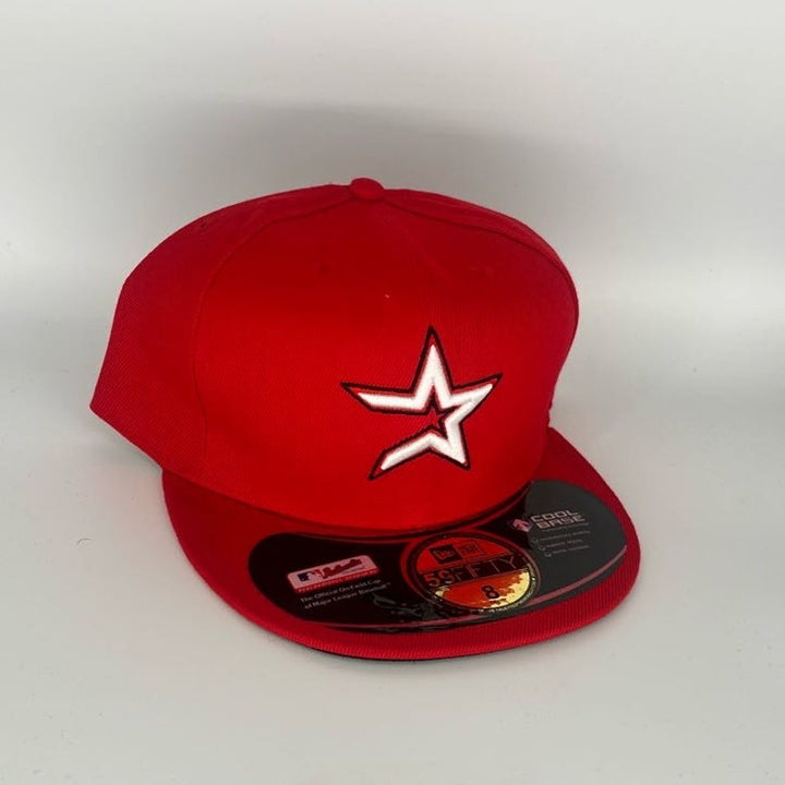 Red Houston Astros New Era MLB 59Fifty Fitted Hat