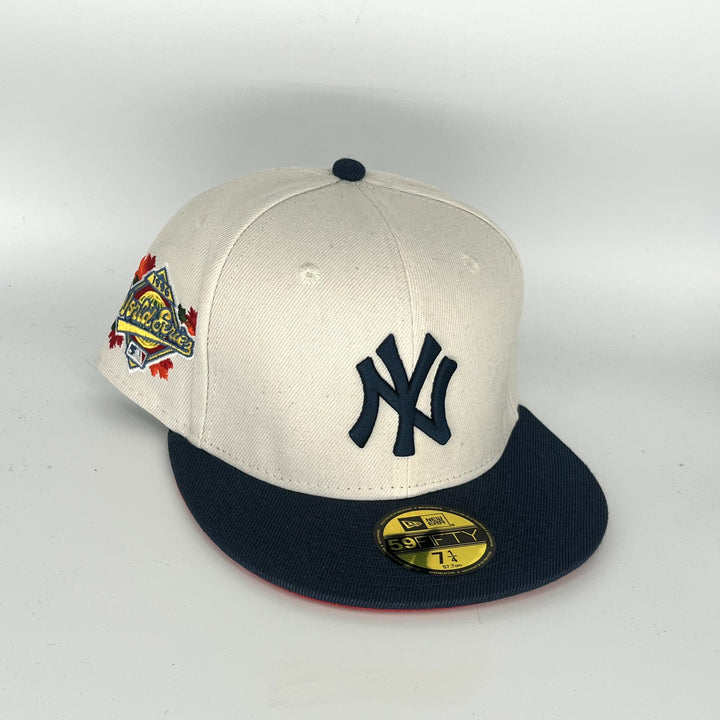 White Navy Blue New York Yankees 1996 World Series SP New Era MLB 59Fifty Fitted Hat