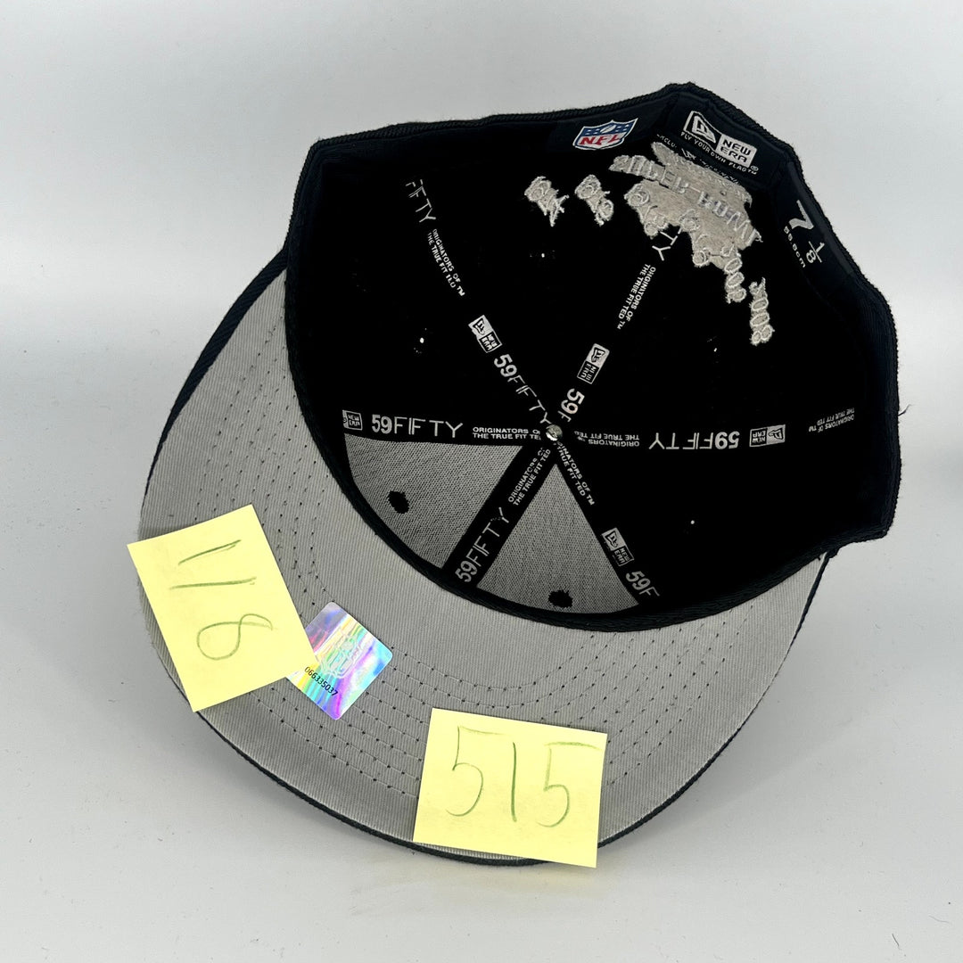 Black Pittsburgh Steelers 10X Patch New Era MLB 59Fifty Fitted Hat