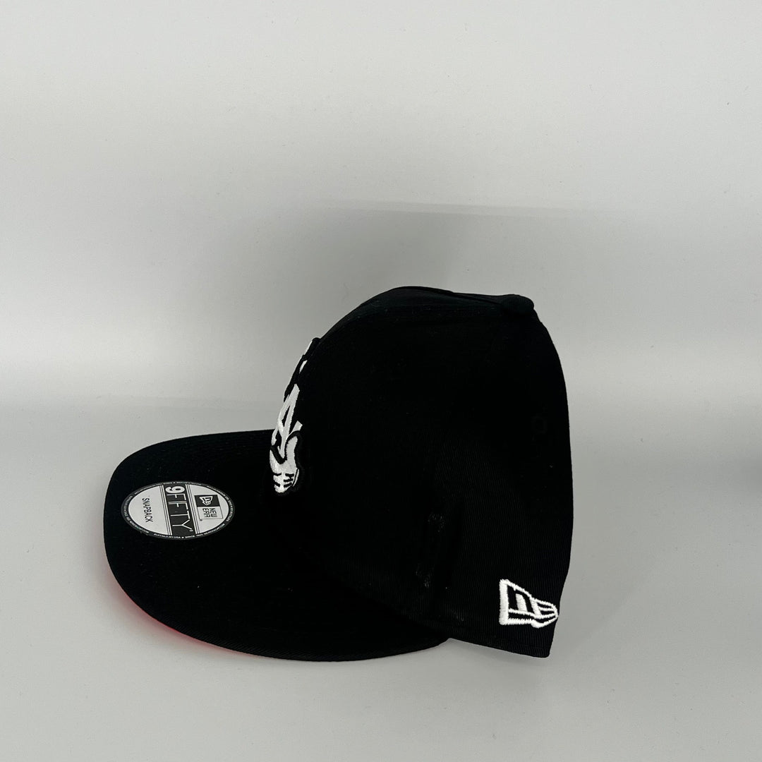 Black Los Angeles Dodgers New Era MLB 9Fifty Snapback Hat