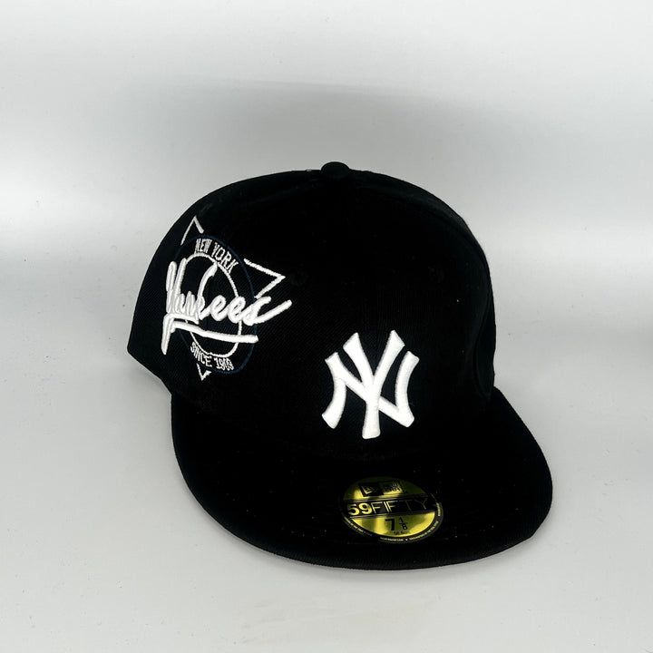 Black New York Yankees New Era MLB 59Fifty Fitted Hat