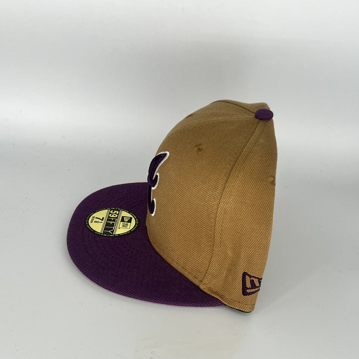 Brown Maroon Atlanta Braves New Era MLB 59Fifty Fitted Hat