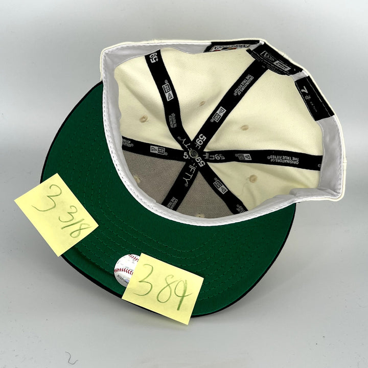 White Black New York Yankees New Era MLB 59Fifty Fitted Hat