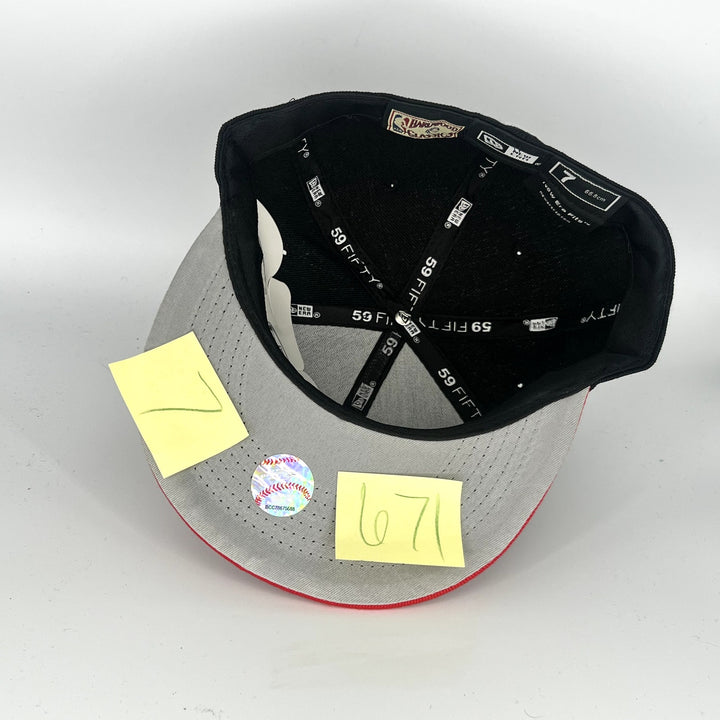 Black Red Chicago Bulls New Era NBA 59Fifty Fitted Hat