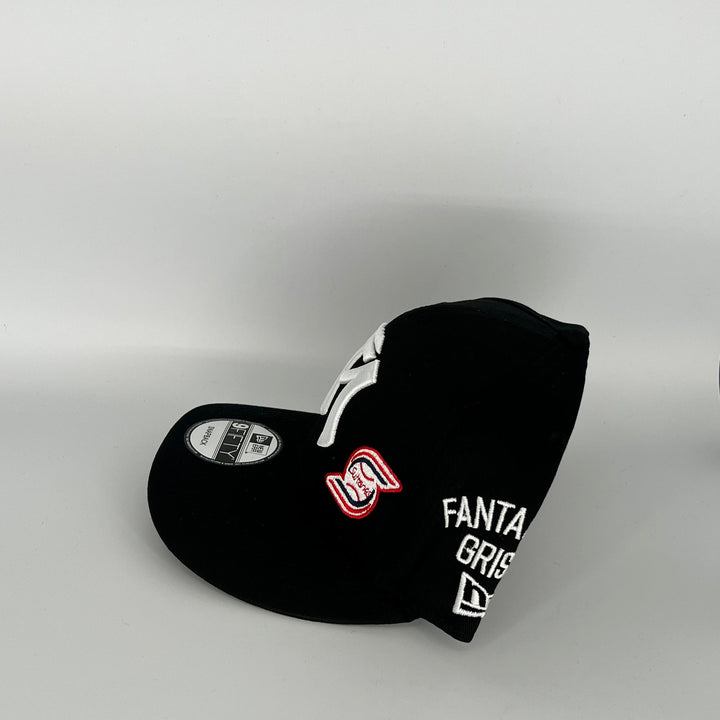 Black Sultanes de Monterrey Fantasmas Grises Side Patch MBL 9Fifty Snapback Hat