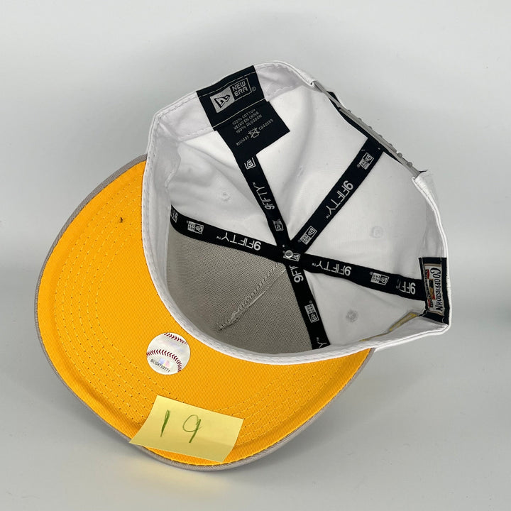 White/Gray Seattle Marinas 20th Anniversary Side Patch New Era MLB 9Fifty Snapback Hat