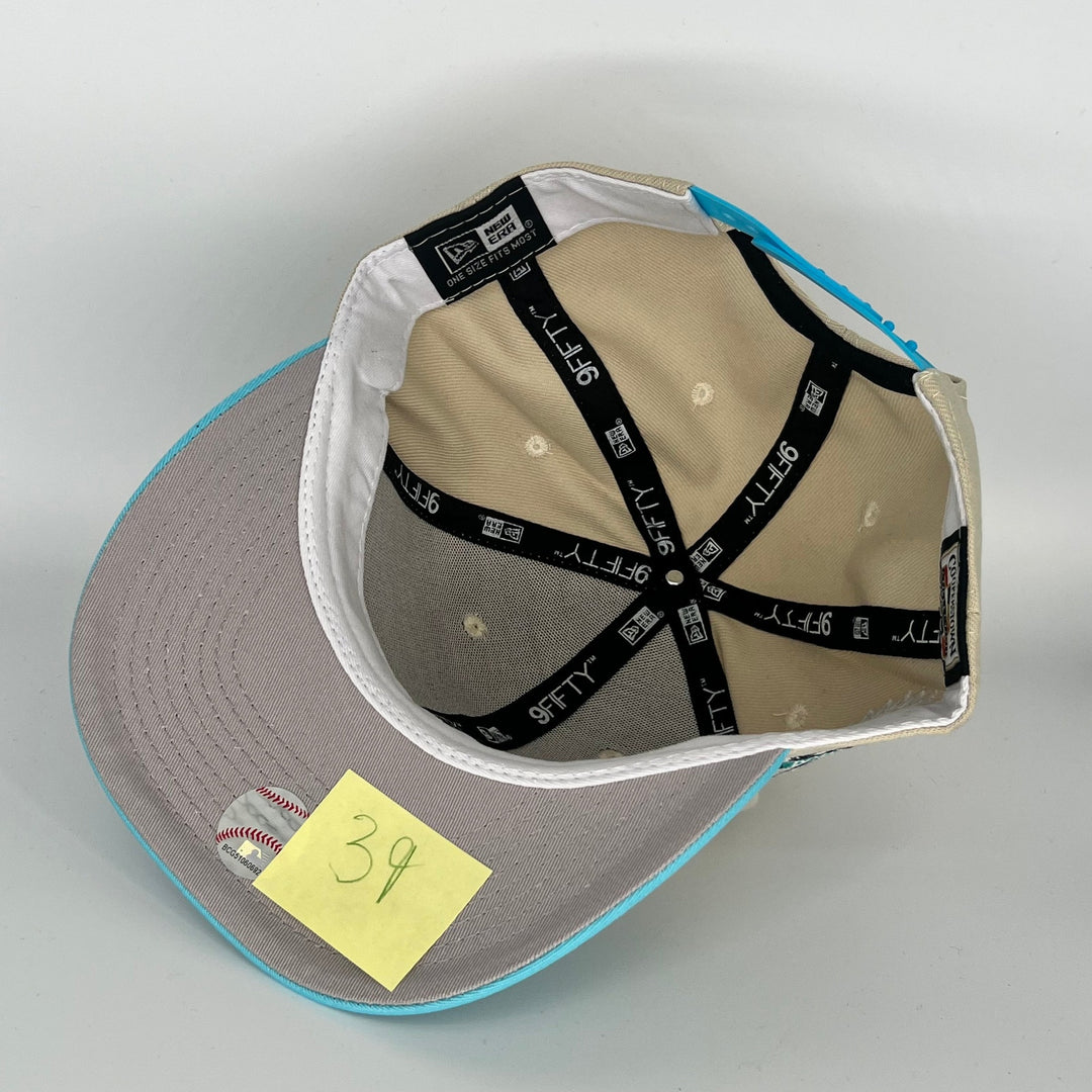 Grey/Blue Florida Marlins Inaugural year 1993 Side Patch New Era MLB 9Fifty Snapback Hat