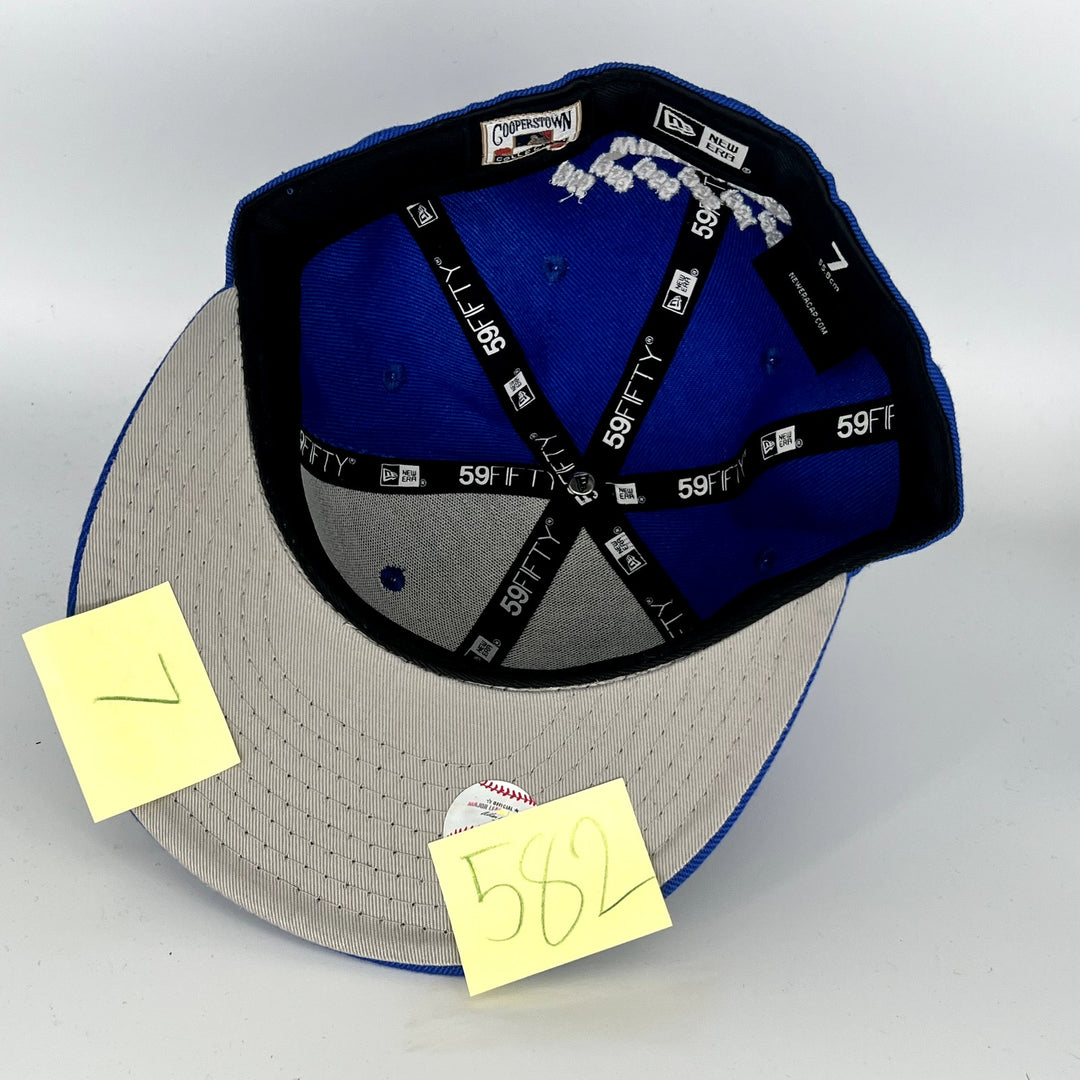 Blue Los Angeles Dodgers X Patch New Era MLB 59Fifty Fitted Hat