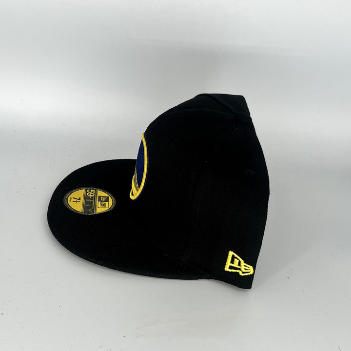 Black Golden State Warriors New Era NBA 59Fifty Fitted Hat