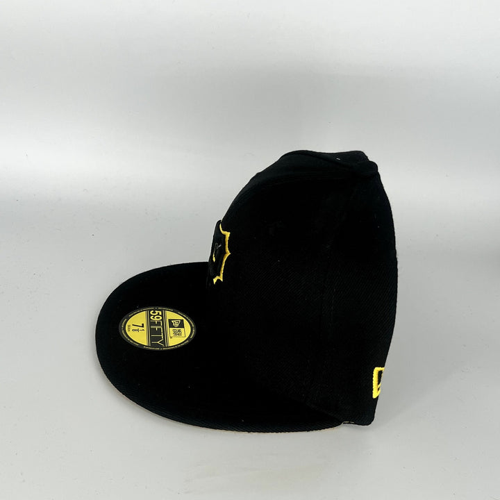 Black Pittsburgh Pirates New Era MLB 59Fifty Fitted Hat