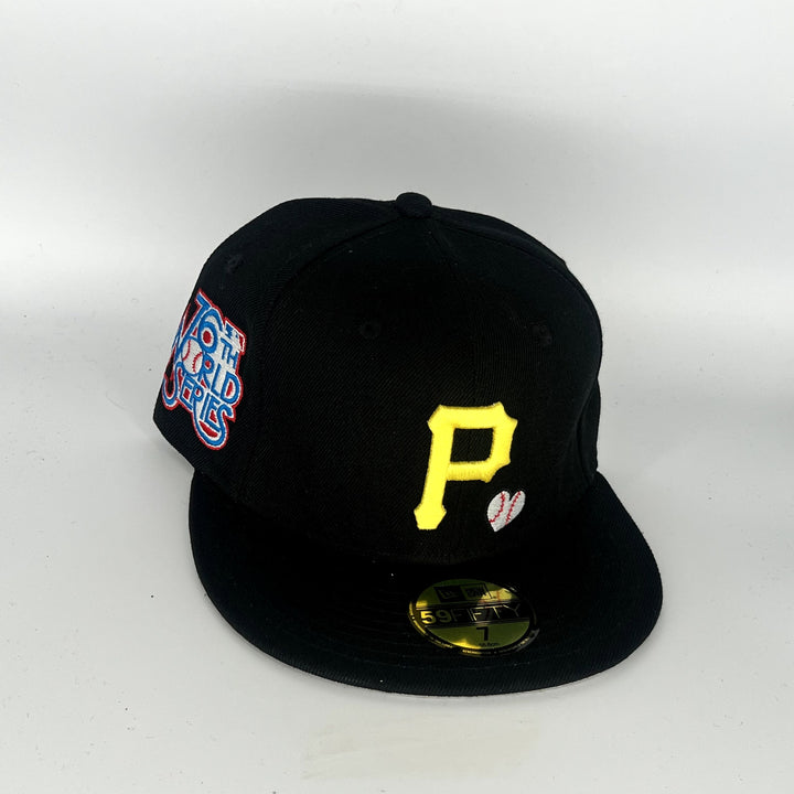 Black Pittsburgh Pirates 76TH World Series New Era MLB 59Fifty Fitted Hat