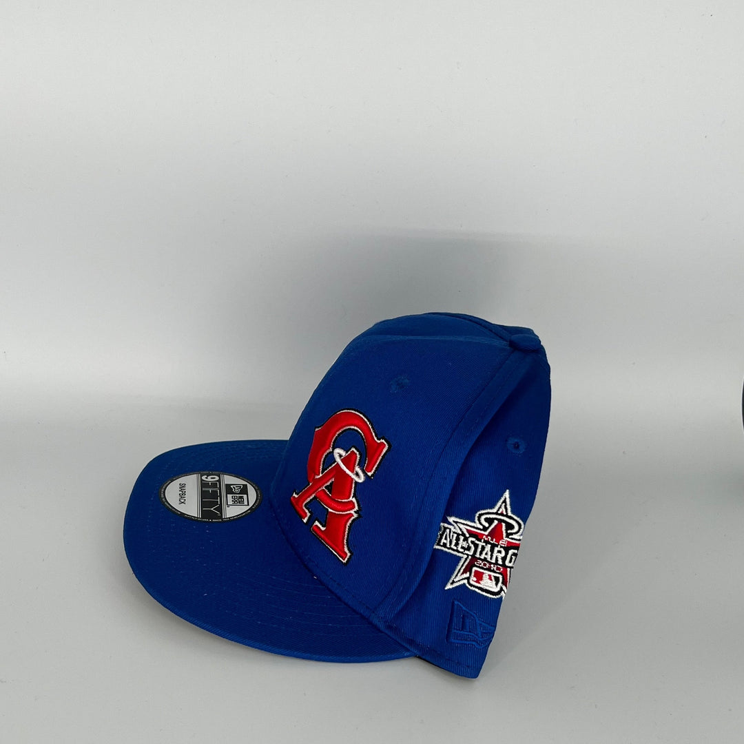 Blue Los Angeles Angels 2002 World Series 2010 All Star Game Side Patch New Era MLB 9Fifty Snapback Hat