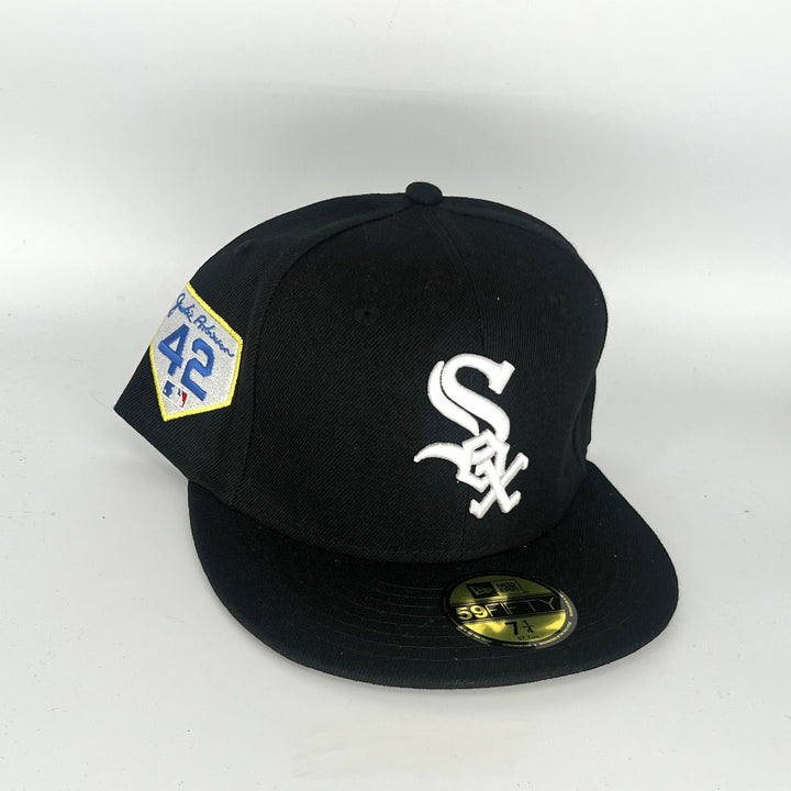Black Chicago White Sox Jacki Robinson 42 SP New Era MLB 59Fifty Fitted Hat