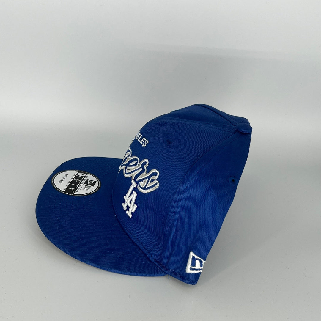 Blue Los Angeles Dodgers 60th Anniversary Side Patch New Era MLB 9Fifty Snapback Hat