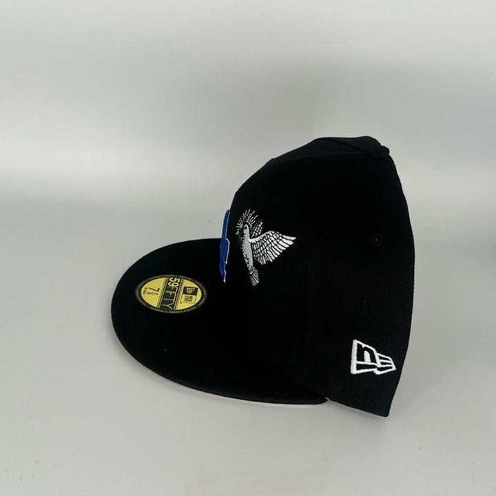 Black Los Angeles Dodgers New Era MLB 59Fifty Fitted Hat