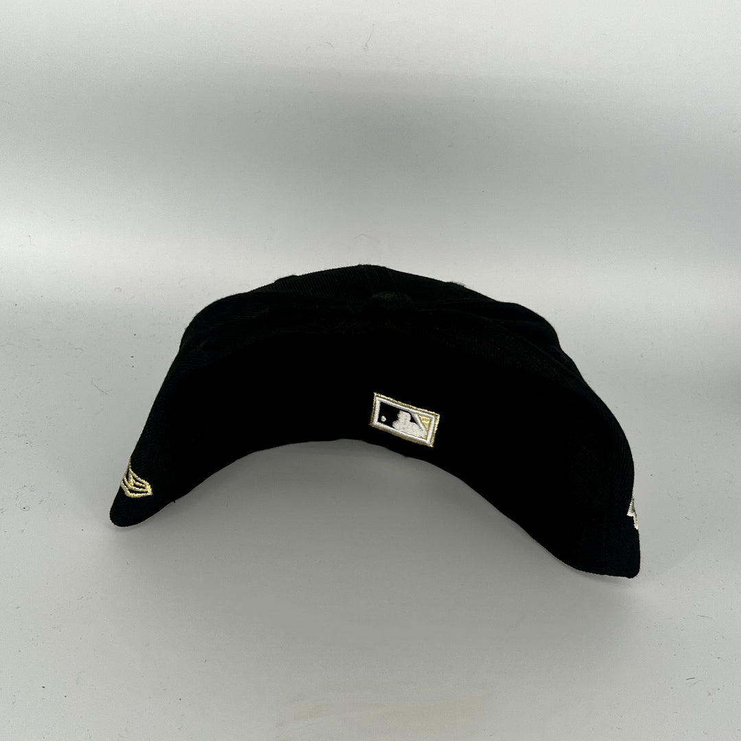 Black Atlanta Braves New Era MLB 59Fifty Fitted Hat