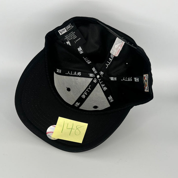 Black Miami Heat New Era NBA 9Fifty Snapback Hat