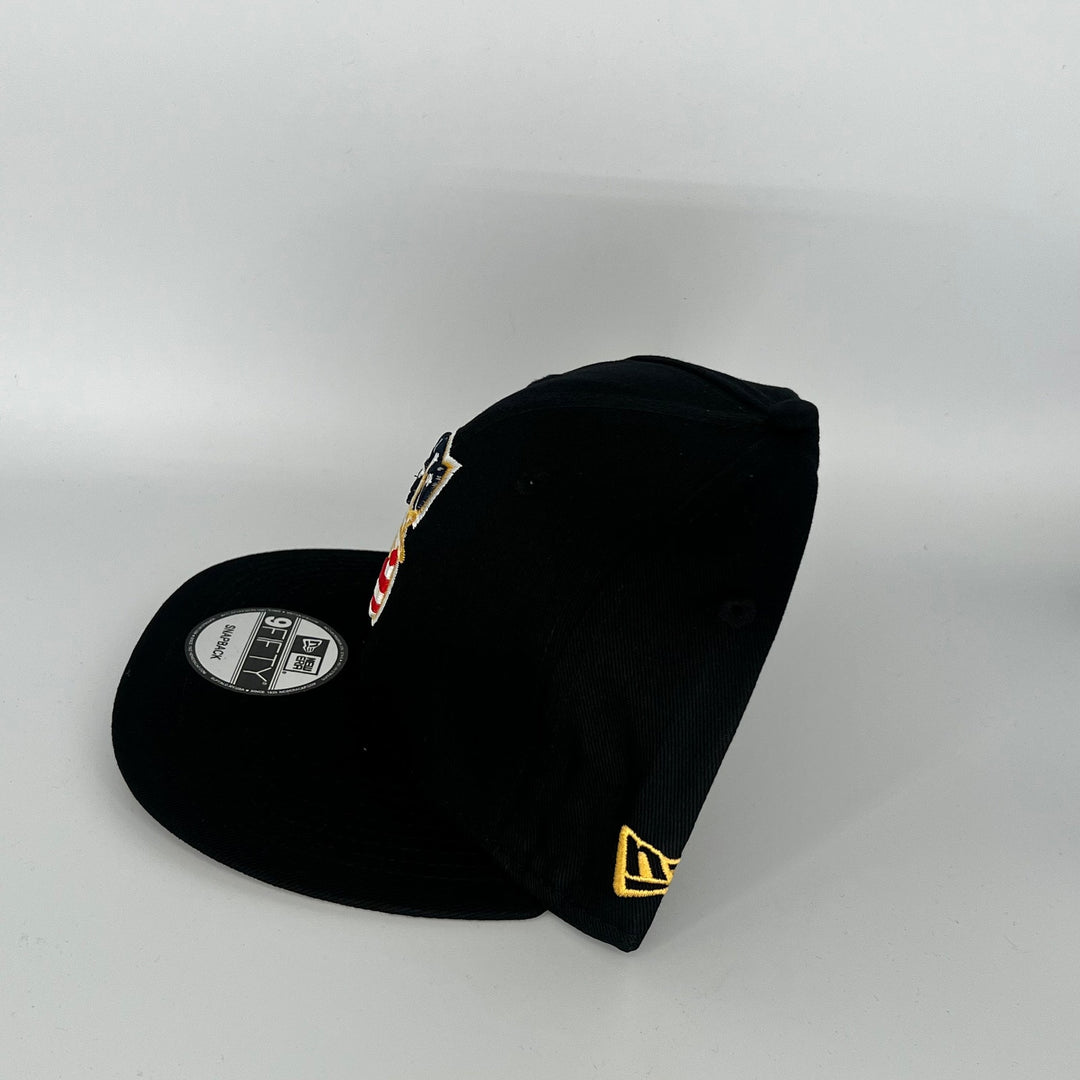 Black Seattle Mariners Seattle USA Side Patch New Era MLB 9Fifty Snapback Hat