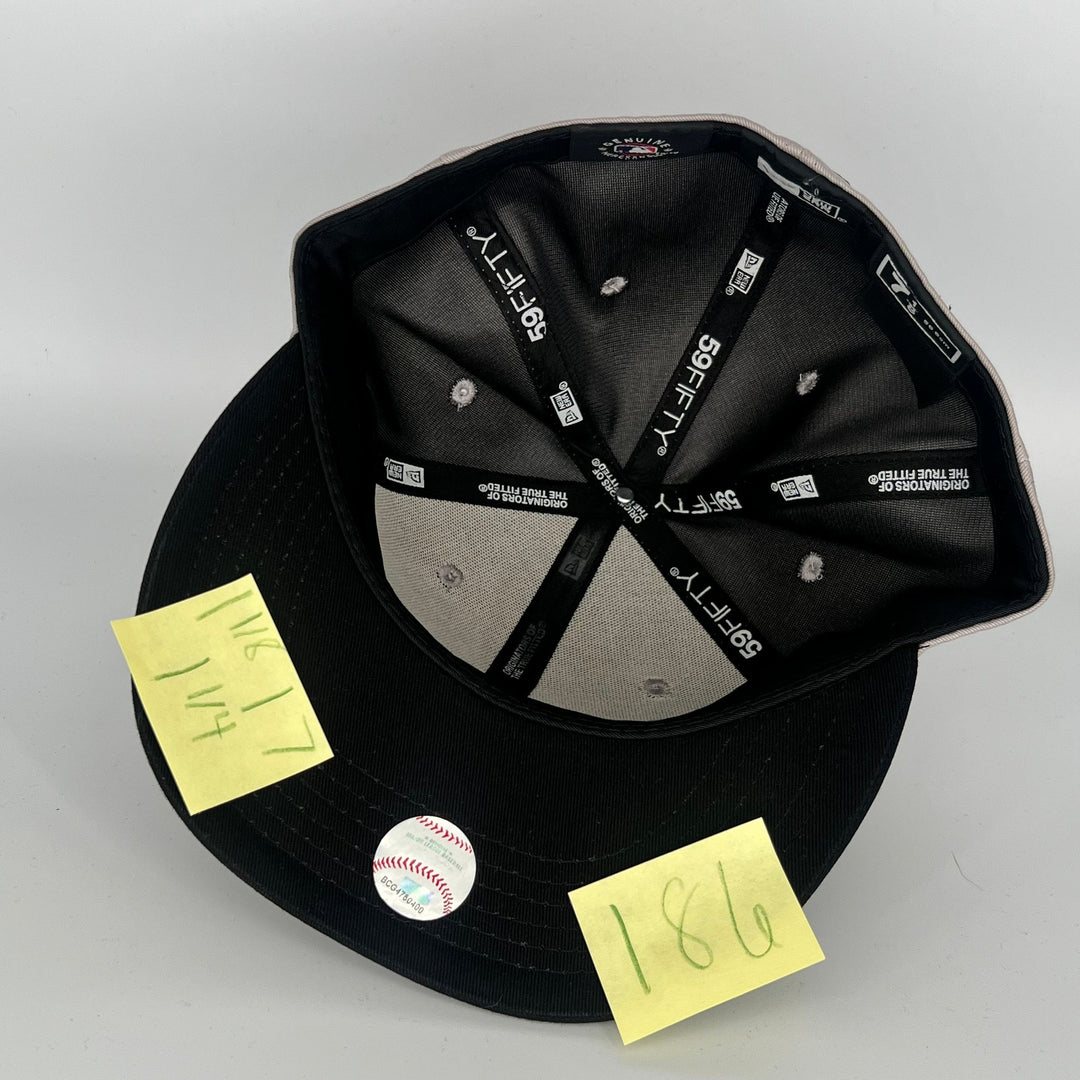 Gray Black Los Angeles Dodgers New Era MLB 59Fifty Fitted Hat